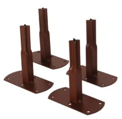 Lot 4 Pieds à Fixer Pour Arches Et Pergolas D'Antan