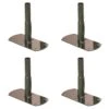 Lot De 4 Pieds à Fixer Pour Arche Double Décor Losange Ou Décor Romantique H 120mm -LeafJoy Shop 9263x4