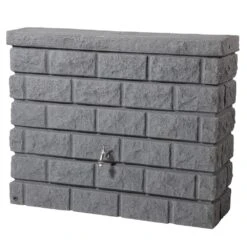 Kit Réservoir D’eau Mur Rocky 400 Litres -LeafJoy Shop 9741 reservoir mural rocky gris granit 400lt1000